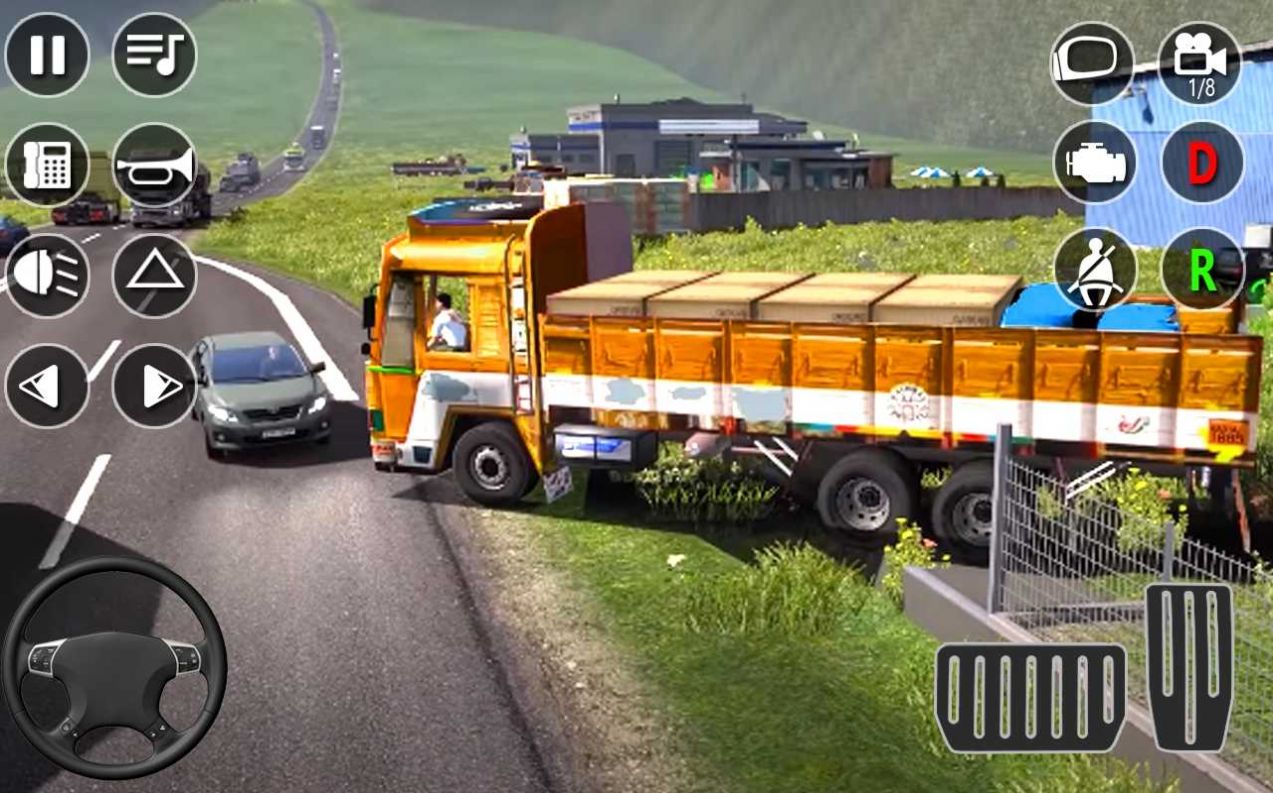 手机版山地卡车游戏山地卡车模拟驾驶游戏